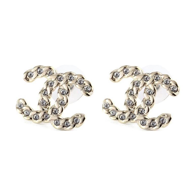 CHANEL 2010s CC logo Brooch