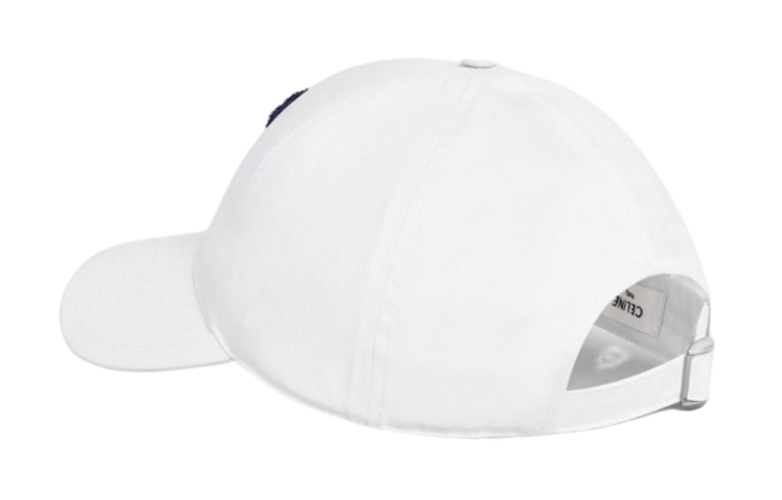 CELINE Initial Baseball Cap In Cotton