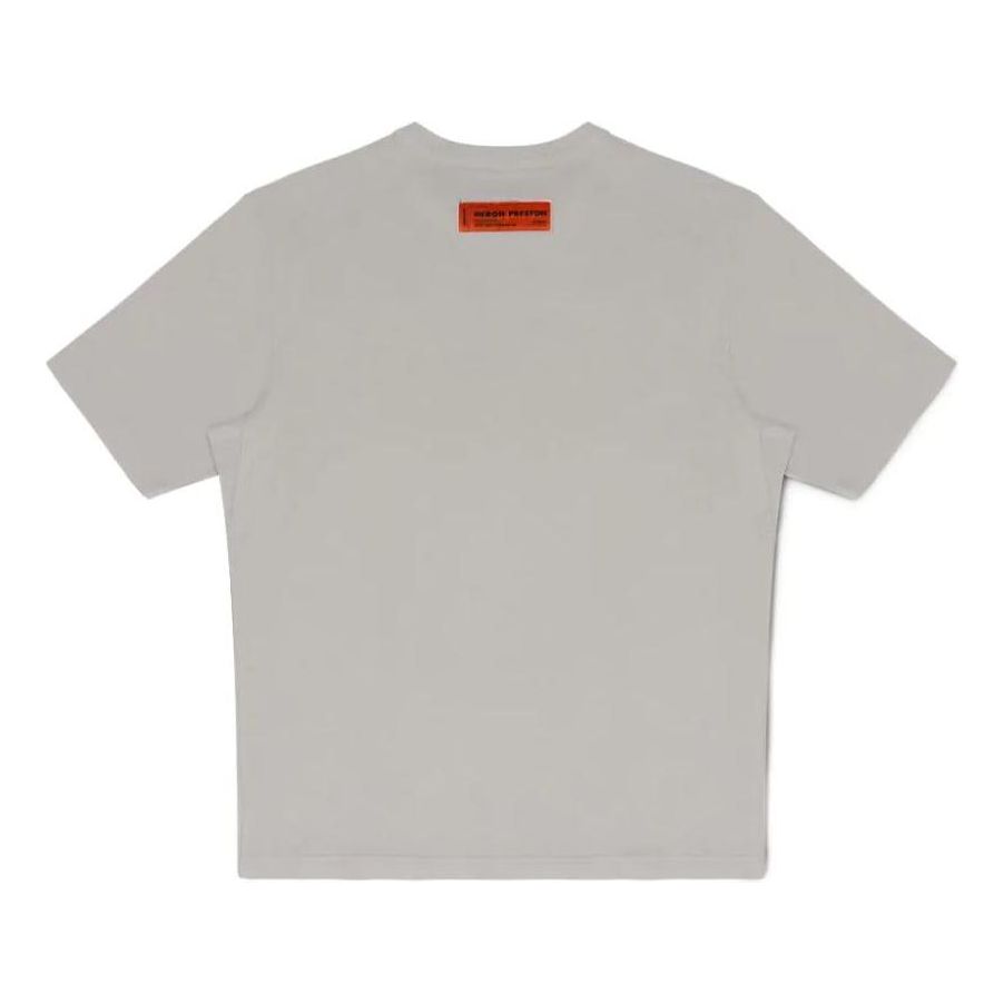 HERON PRESTON Fw22 BW T-shirt 'Grey' HMAA032S23JER0050910