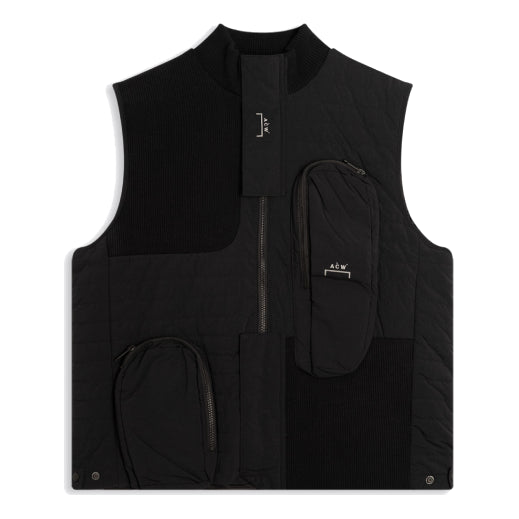 A-COLD-WALL* Assymetric 3D Pocket Puffer Gilet 'Black' ACWMO037