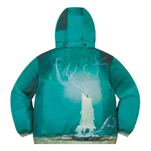 Supreme Fuck Down Jacket 'Teal' SUP-SS21-422