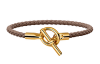 HERMES Bracelets Women's Gold Taupe