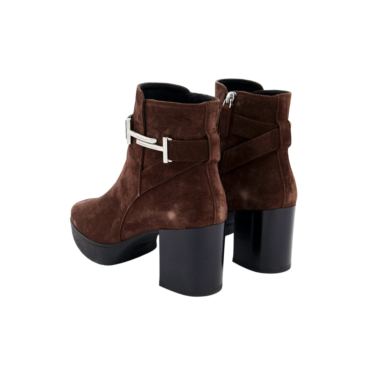 Tod's Suede Tronch Doppia Ankle Boots