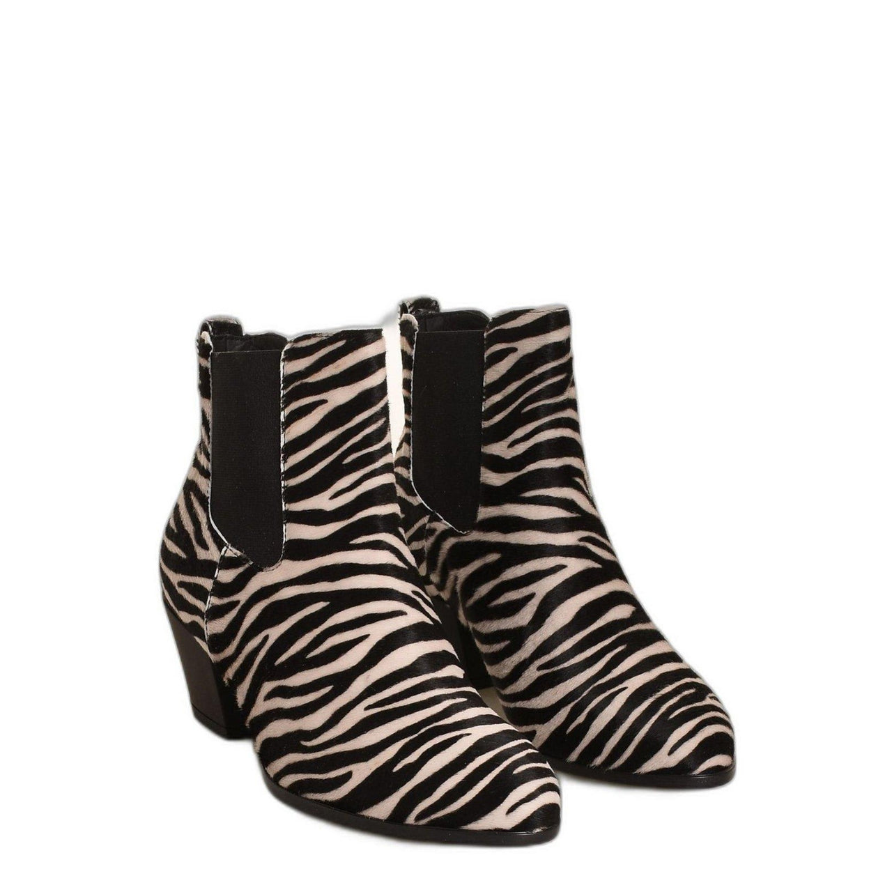 Hogan 55Mm Zebra-Print Chelsea Boots