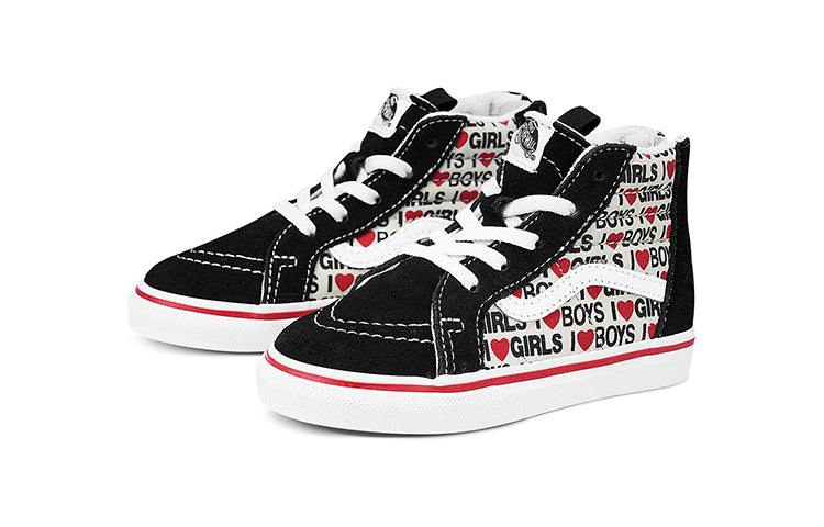 (TD) Vans SK8-HI Zip 'I Heart Print' VN0A4BV1WKU