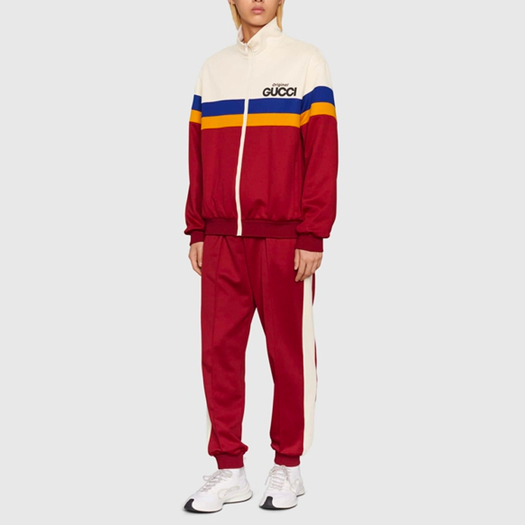 Gucci 'Original Gucci' Print Track Bottoms 'Red' 673755-XJDUZ-6240