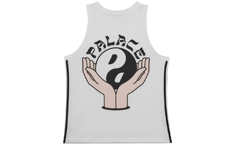 Palace X Adidas originals Graphic Vest Logo 'White' H61824