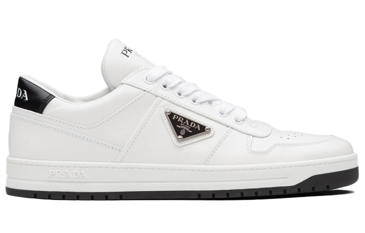 (WMNS) PRADA Downtown Perforated Leather Sneakers 'White Black' 1E792M_3LJ6_F0964_F_030