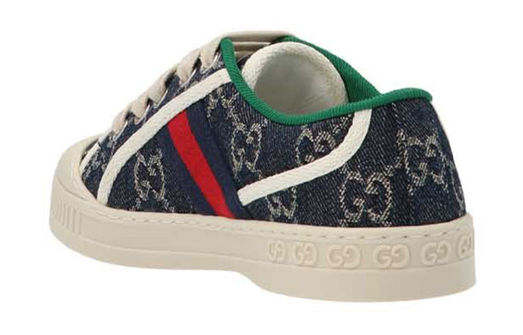 (GS) Gucci Gucci Tennis 1977 Sneaker 'Blue Ivory GG Denim' 647075-22V10-4660