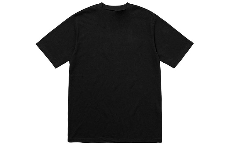 Supreme SS18 Mesh Arc Logo Tee Black Logo Tee 'Black White' SUP-SS18-138