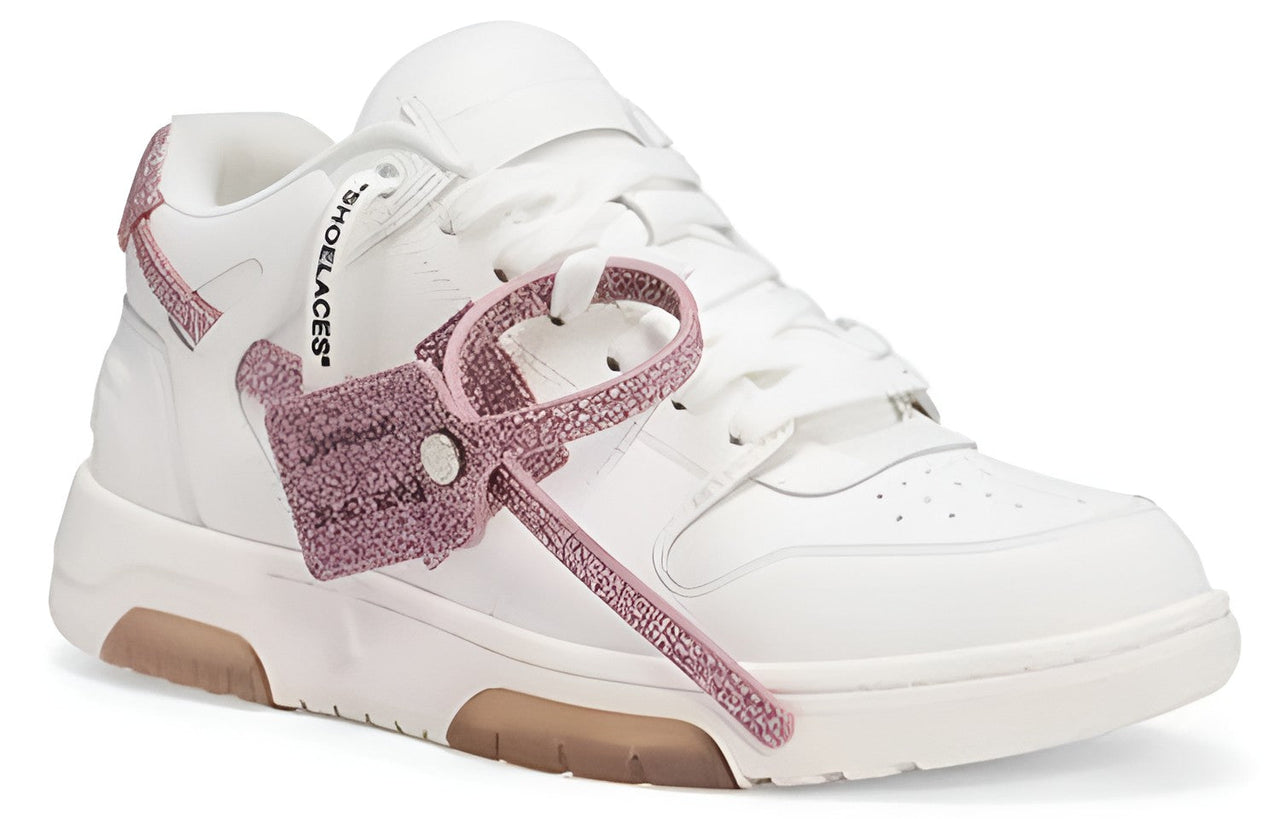 (WMNS) Off-White Out Of Office Low-Top Sneaker 'Pink White' OWIA259S22LEA0040130