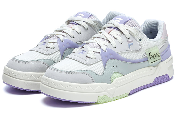 (WMNS) FILA FUSION Bank Skate Shoes 'White Purple' T12W322201FSN