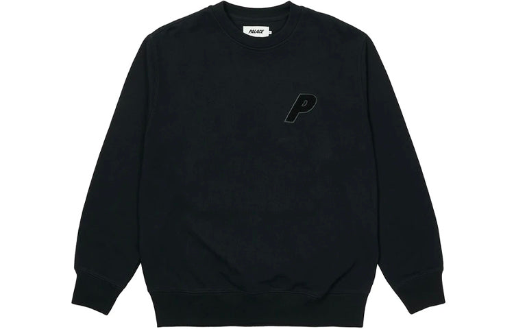 PALACE Alphabet Logo Pattern Round Neck Black P20CS006