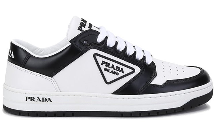 (WMNS) PRADA District Leather Sneakers 'White Black' 1E790M_3LJ6_F0964_F_030