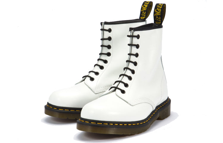 Dr. Martens 1460 PASCAL Classic 8 High Top Martin boots Unisex White 10072100