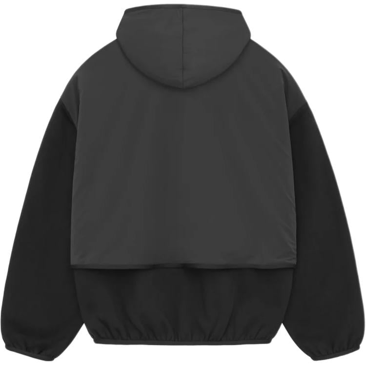 Fear of God Essentials SS24 Nylon Fleece Hoodie 'Black' 202SU244320F