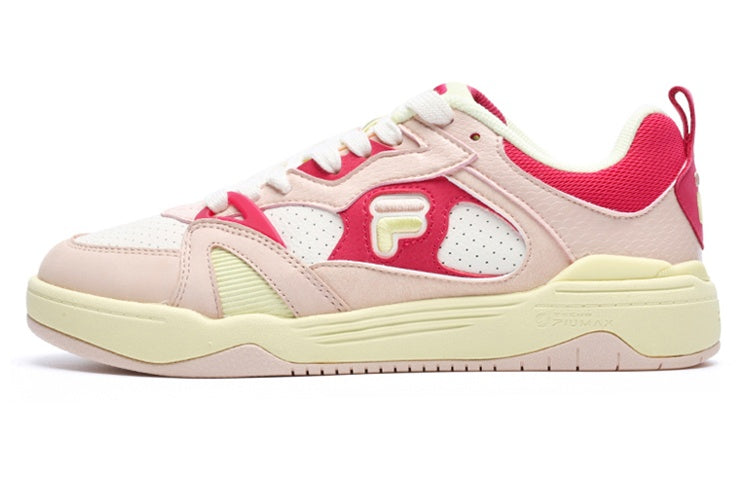(WMNS) FILA FUSION Smash Sneakers 'Pink White' T12W219113FGC