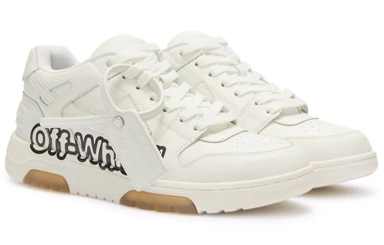(WMNS) Off-White Out Of Office Low-Top Sneaker 'White Black' OWIA259S22LEA0060110