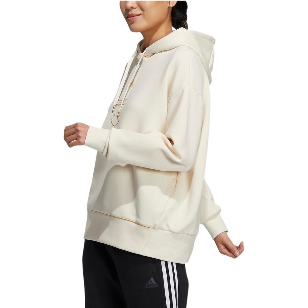 (WMNS) adidas Adi Logo Hoodie 'White' HG1823