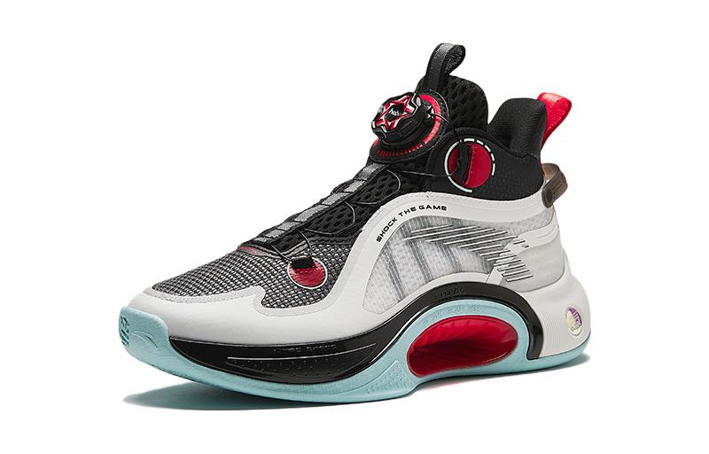 (GS) ANTA Basketball Shoes 'White Black Red' 312411109-3