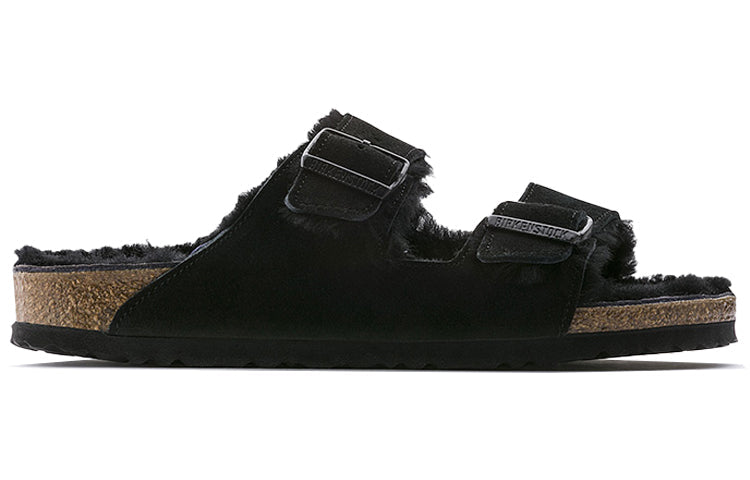 Birkenstock Arizona Fleece Lined Shoe Version Black Unisex 752663