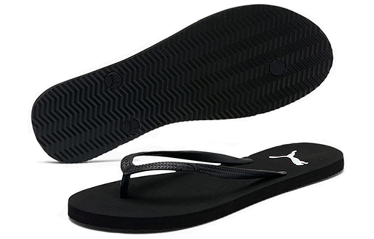 (WMNS) PUMA First Flip Slide Black 360255-04