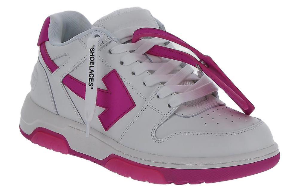 (WMNS) Off-White Out Of Office Calf Leather 'White Purple' OWIA259F22LEA0010132