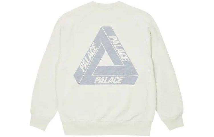 Palace Tri-Ferg Slub Crew 'Cream White' P23CS141