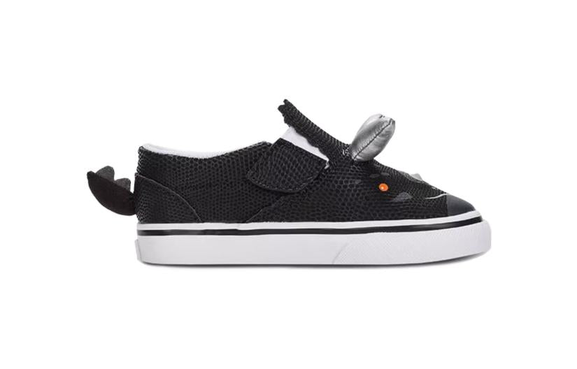 (TD) Vans Slip-On Triceratops 'Dino Black White' VN0A4UWD6BT