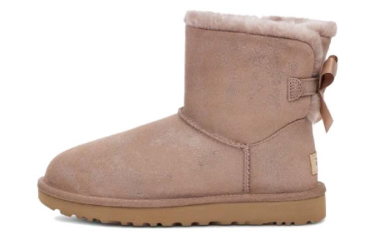 (WMNS) UGG Mini Bailey Bow II Shimmer 1112533-CRBO
