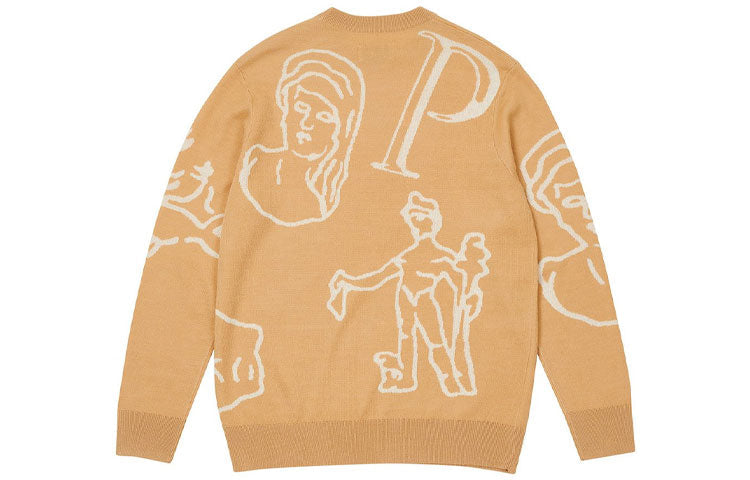 Palace Archaeology Knit Sweater 'Orange' P20KW002