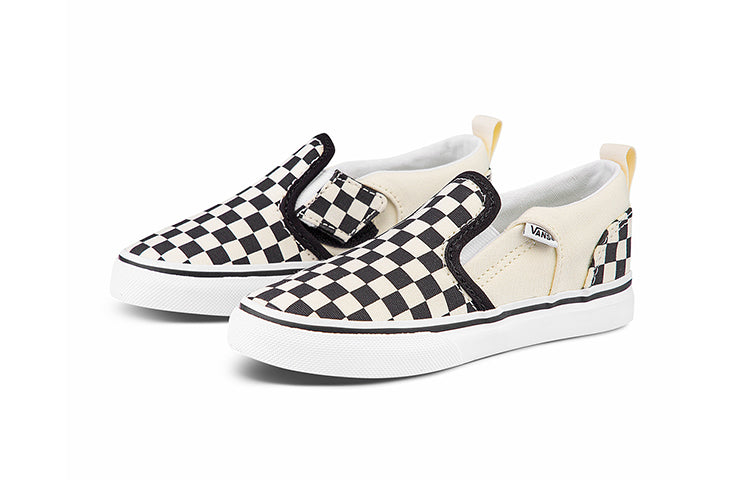 (TD) Vans Asher V 'Checkers - Black Natural' VN000XE9IPD