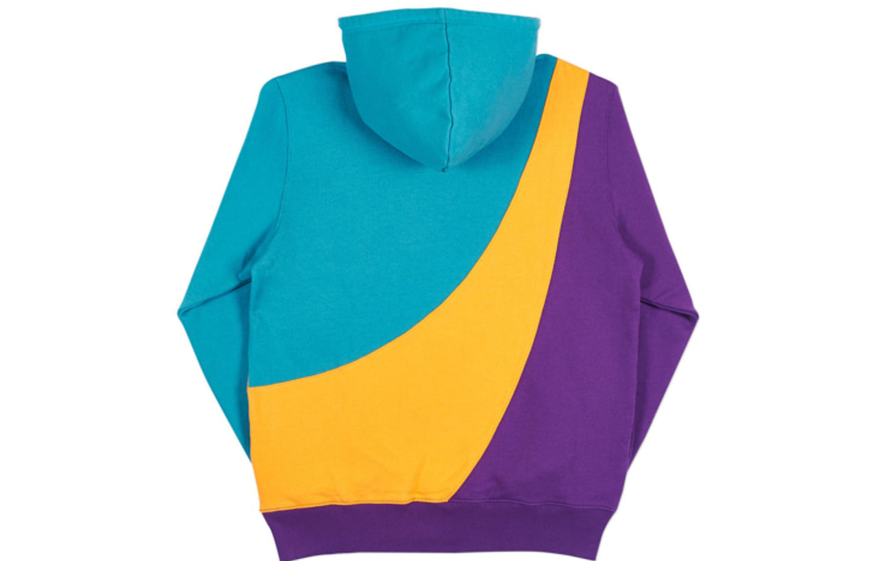 PALACE Sweeper Hood Teal/Gold/Purple Colorblock Unisex P14CS018