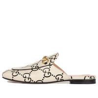 (WMNS) Gucci Princetown GG Debossed Leather Slipper 'Black Nerd' 557730-UGM30-9180