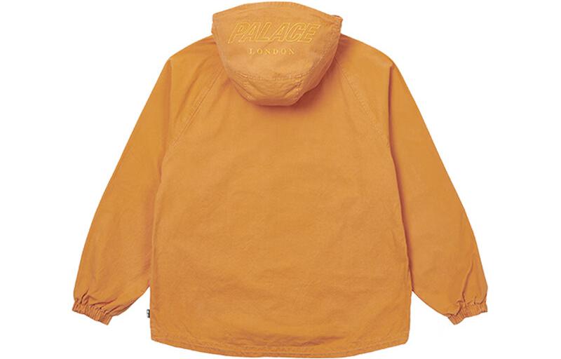 Palace FW22 Washed Cotton Hooded Jacket 'Orange' P22JK223