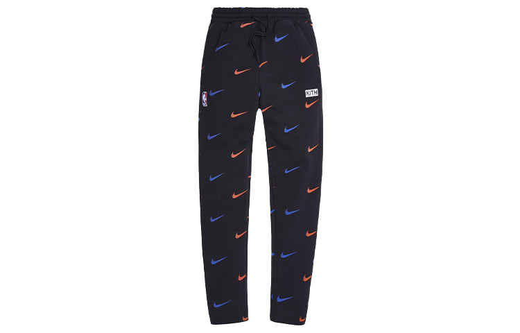 KITH x Nike New York Knicks AOP Fleece Pant 'Black' NKCZ1792-010