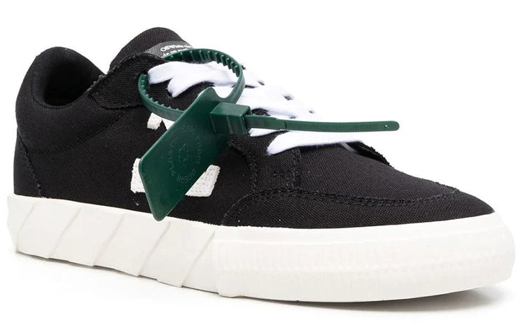 (WMNS) Off-White Vulc Low Canvas Sneaker 'Black White Orange' OWIA272C99FAB0021001