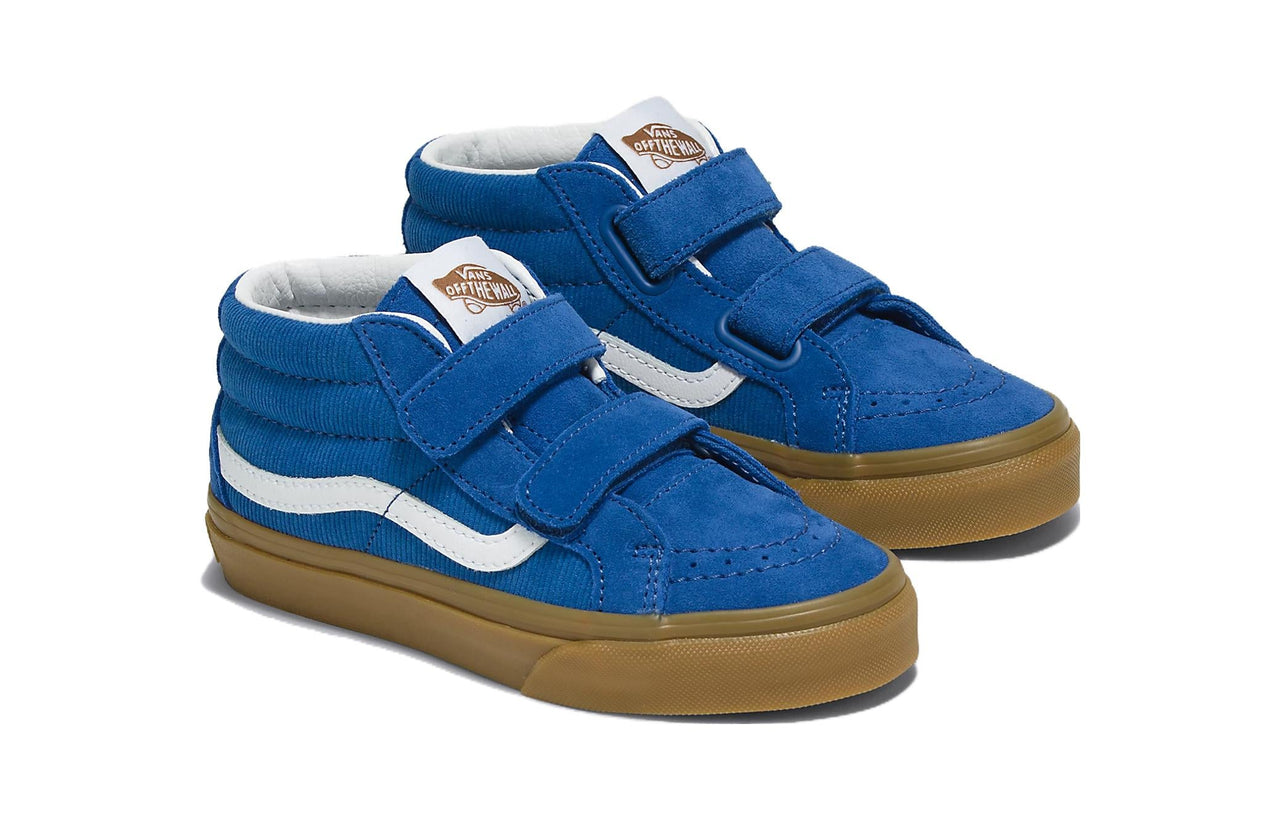 (PS) Vans Sk8-Mid Reissue V Corduroy Shoes 'Pop Blue' VN0A38HHBLU