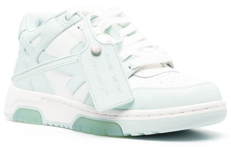(WMNS) Off-White Out Of Office Low-Top Sneaker 'White Teal' OWIA259F22LEA0010151