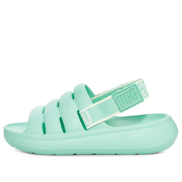 (WMNS) UGG Fluff Yeah Slide 'Emerald Green' 1126811-PEMR
