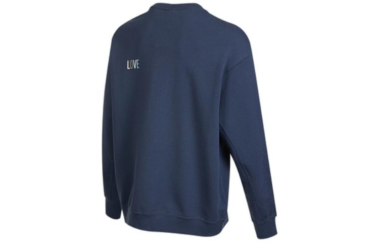 Men's Nike Logo Embroidered Round Neck Sports Pullover Blue DR7834-437