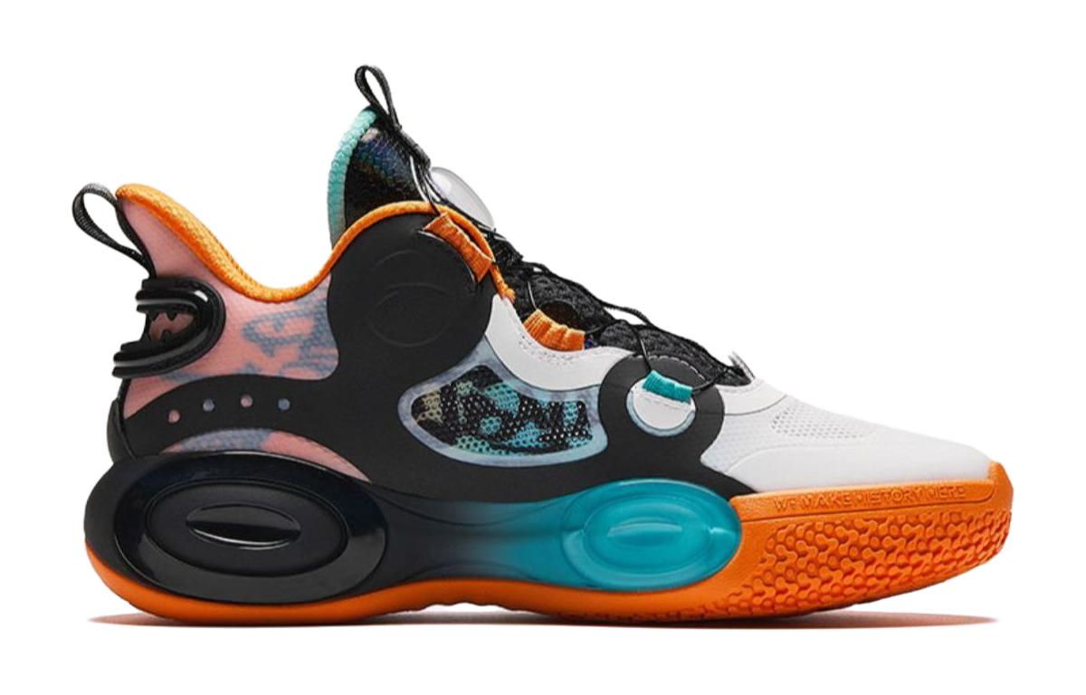 (GS) ANTA Basketball Shoes 'White Blue Orange' 312421120-3