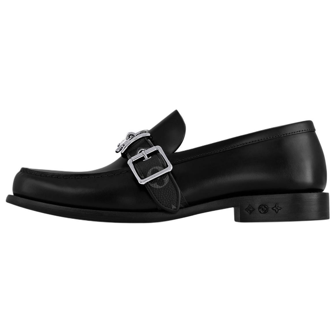 LOUIS VUITTON Loafers Men's Black