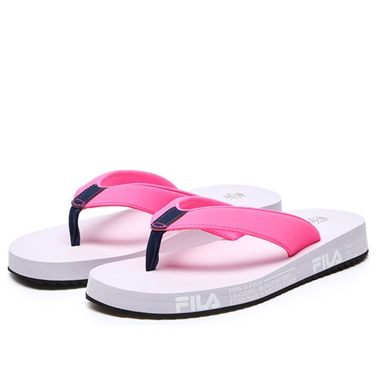 (WMNS) FILA CORE FASHION Slippers 'Pink White' F12W226508FUA