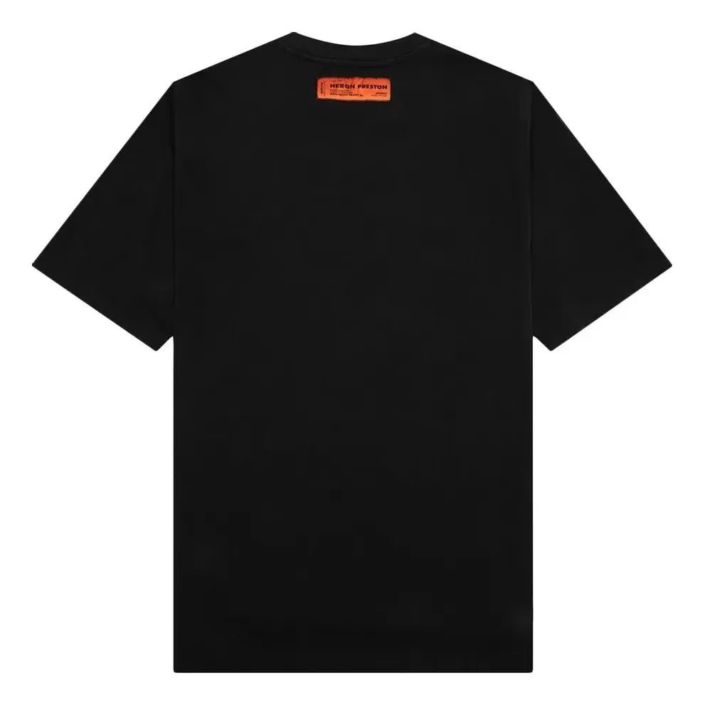 HERON PRESTON FW22 Emblem T-shirt 'Black White' HMAA034C99JER0021001