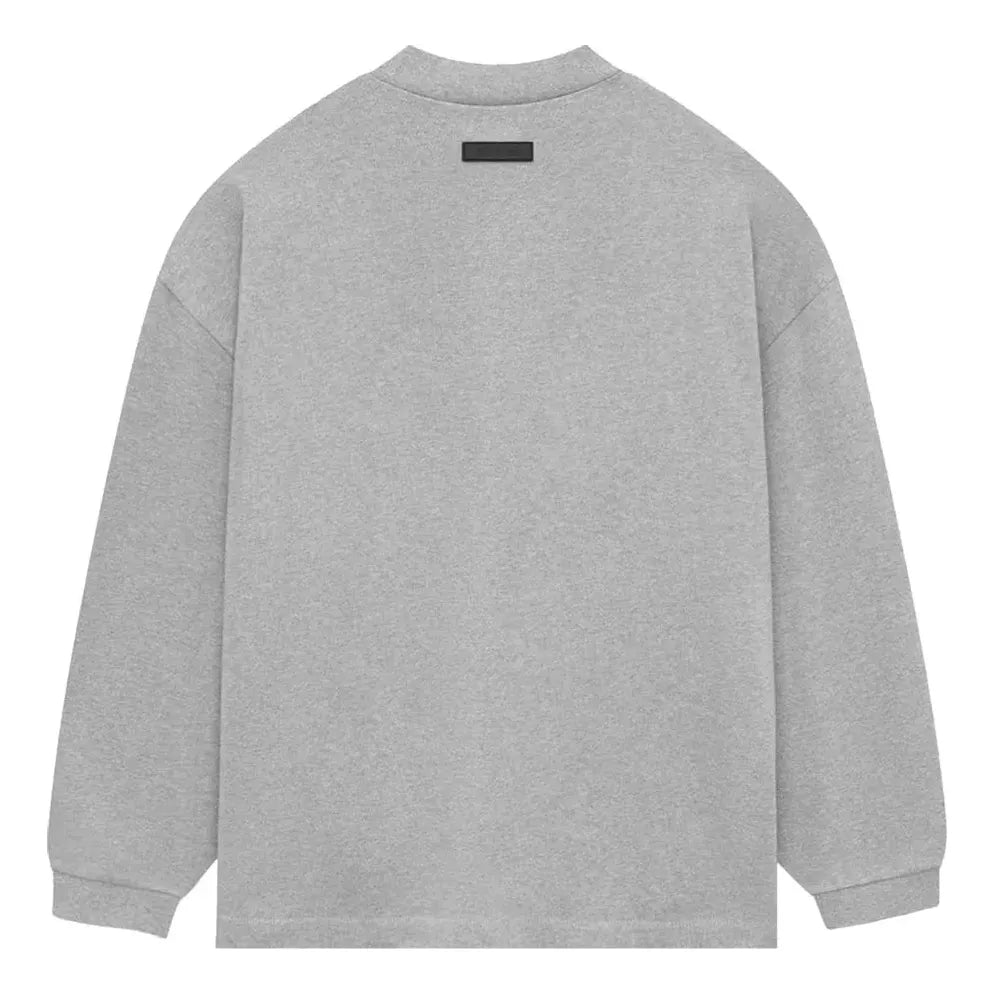 Fear of God Essentials SS24 Heavy Jersey Long-Sleeve T-Shirt 'Light Heather Grey' 125SP242016F