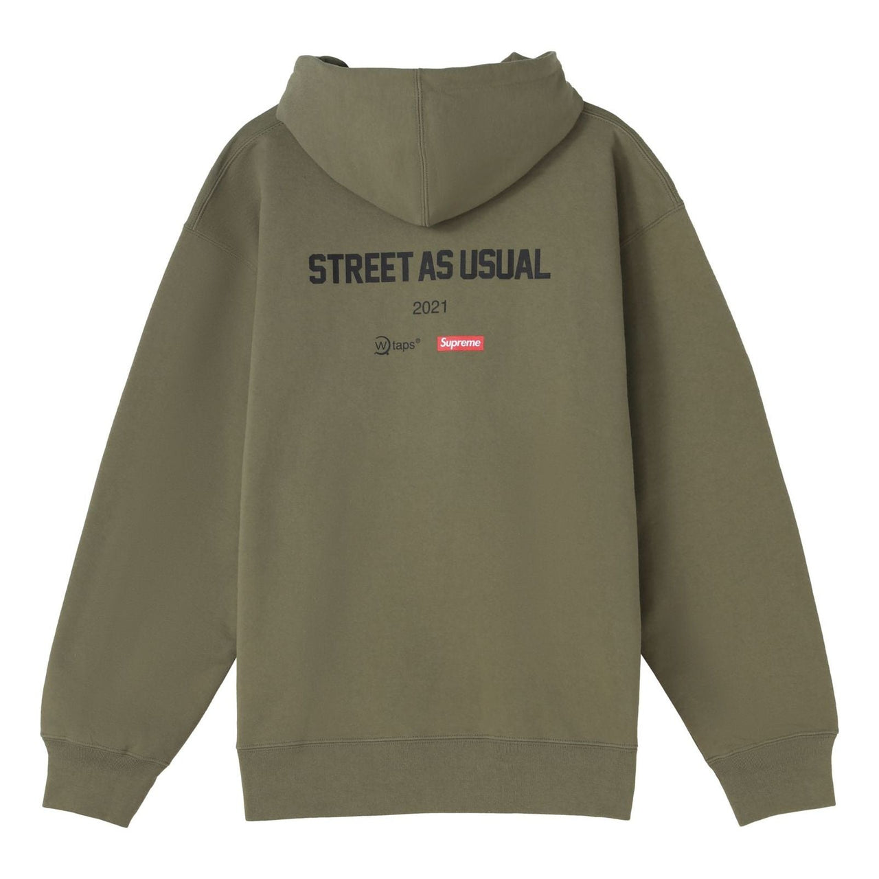 Supreme x WTAPS Sicem! Hooded Sweatshirt 'Olive Green' SUP-FW21-340