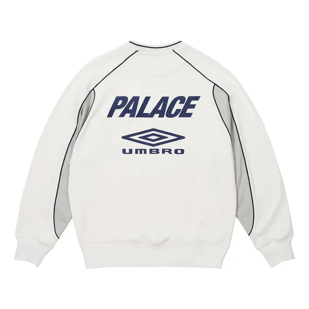 Palace x Umbro Warm Up Crewneck Sweatshirt 'Grey' P26UMCS131