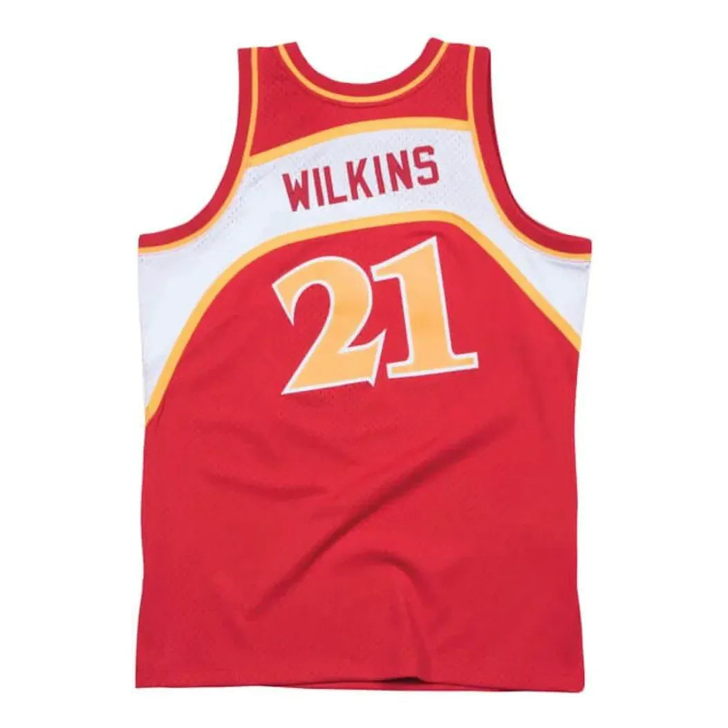 Mitchell & Ness x NBA Atlanta Hawks 1986-87 Road Swingman Jersey 'Dominique Wilkins 21' SMJYGS18137-AHASCAR86DWI