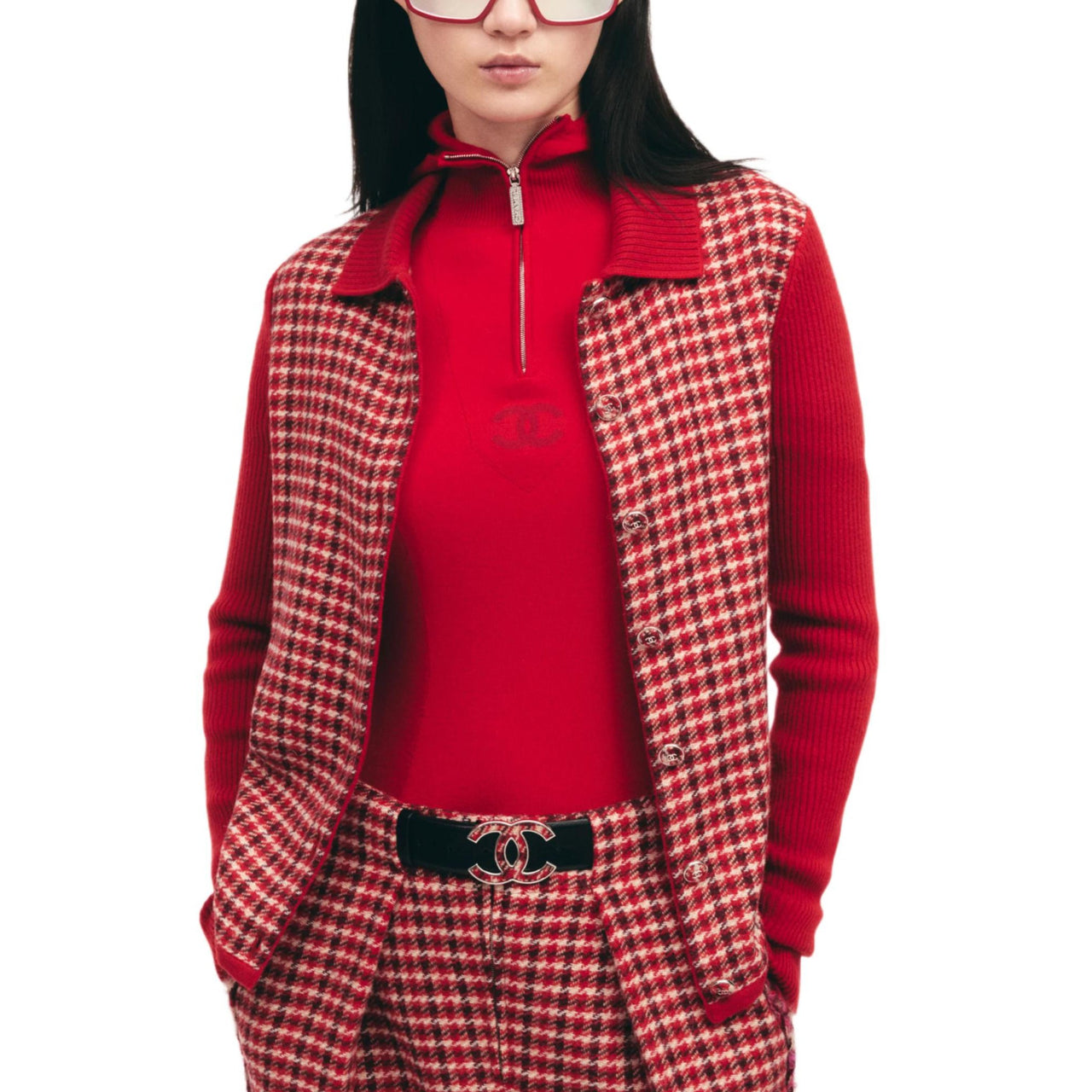 CHANEL NEIGE Ski Series 24 Fall Winter Jackets & Coats Women's Red